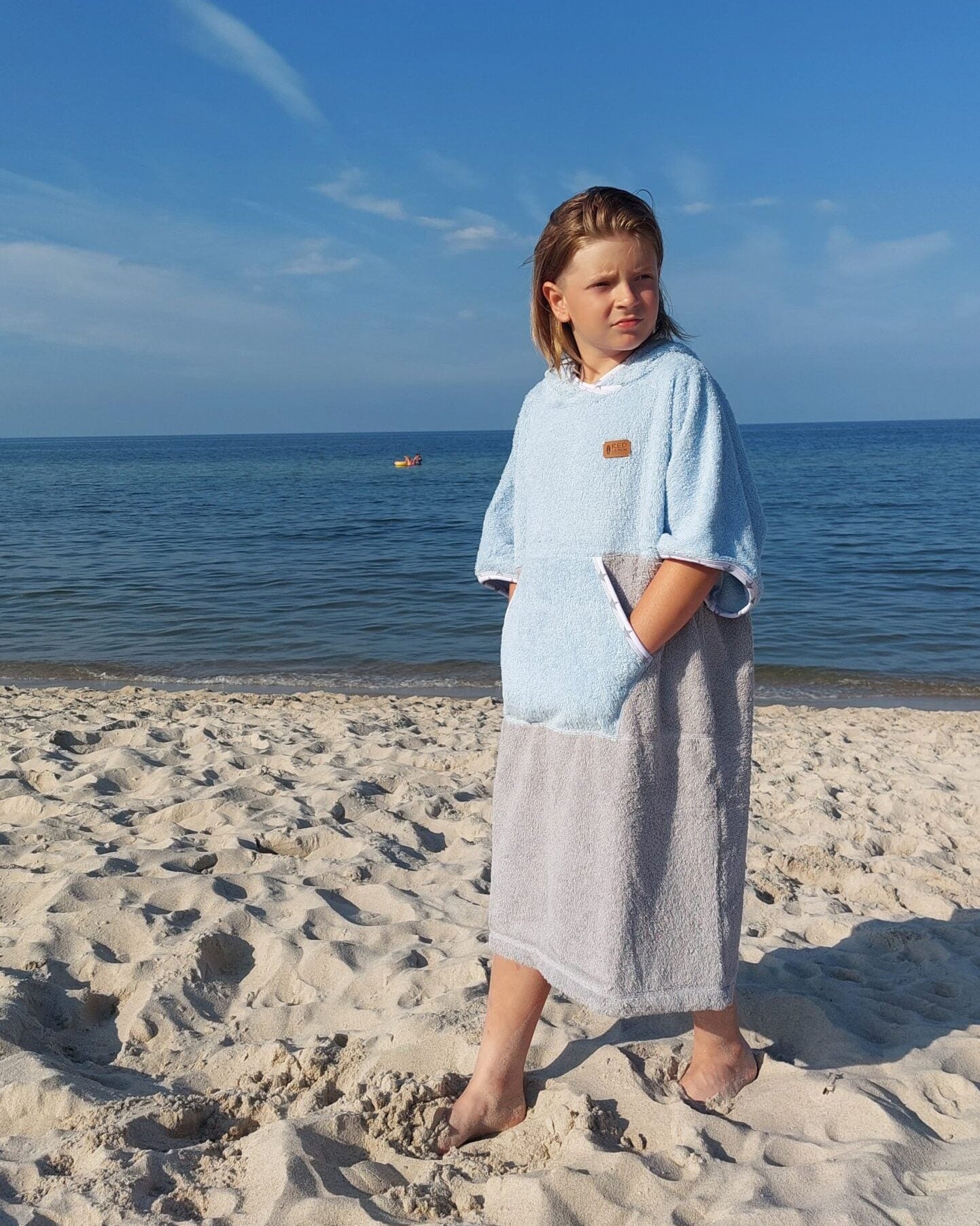 Ponczo Plażowe Coolcatione - bawełna frotte