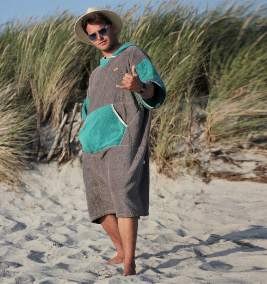 Bawełniane Surf Ponczo - James Green