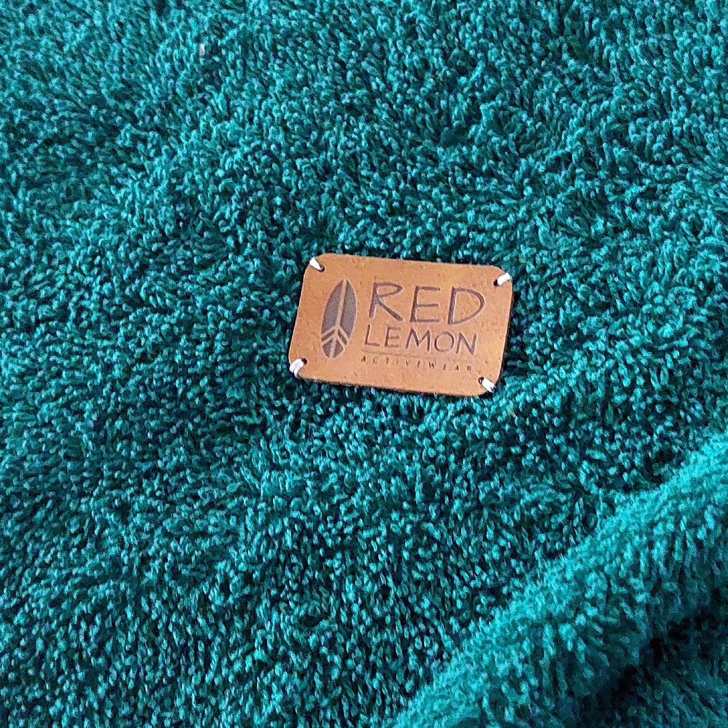 Ponczo plażowe Green Energy - bawełna frotte