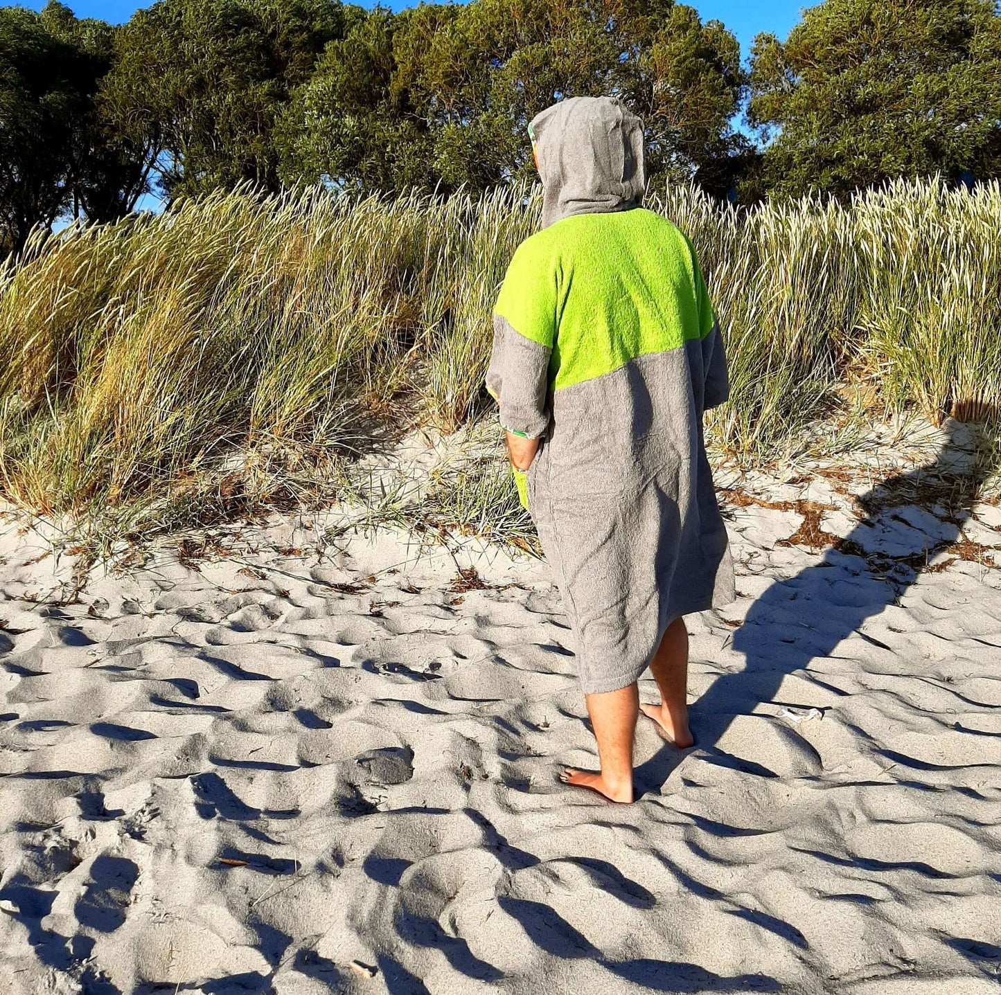 Surf Ponczo Green Mexico - bawełna frotte