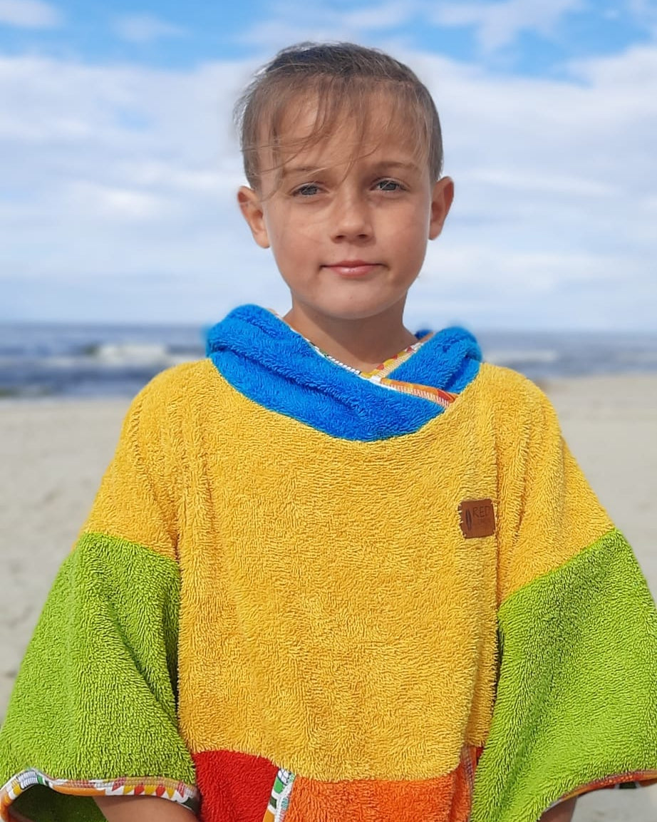 Ponczo plażowe - Rainbow