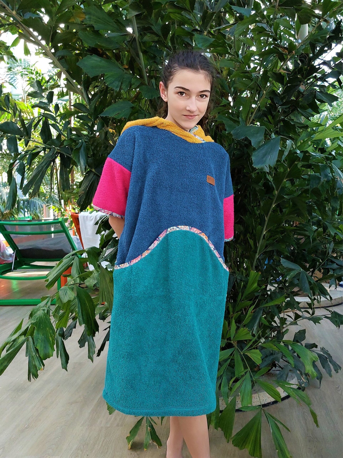 Surf Ponczo Morocco - bawełna frotte