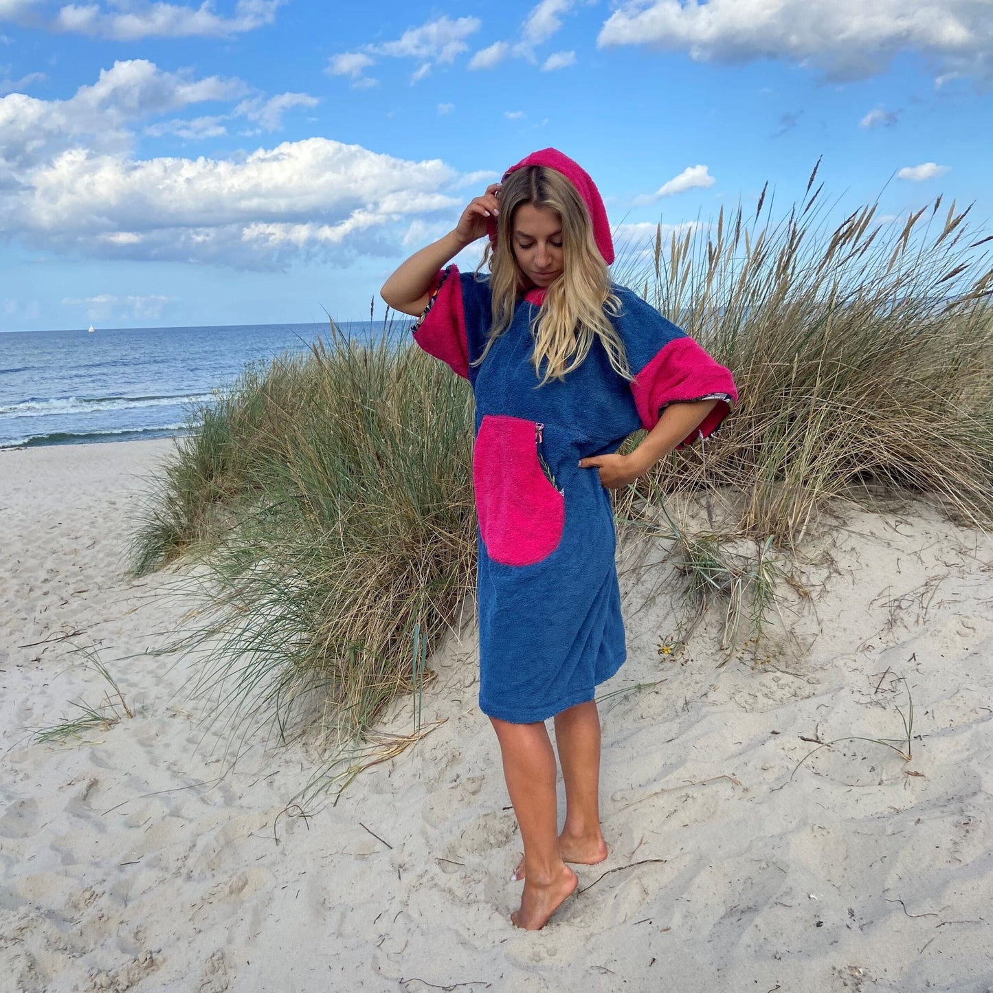 Zaprojektuj swoje ponczo z bawełny frotte