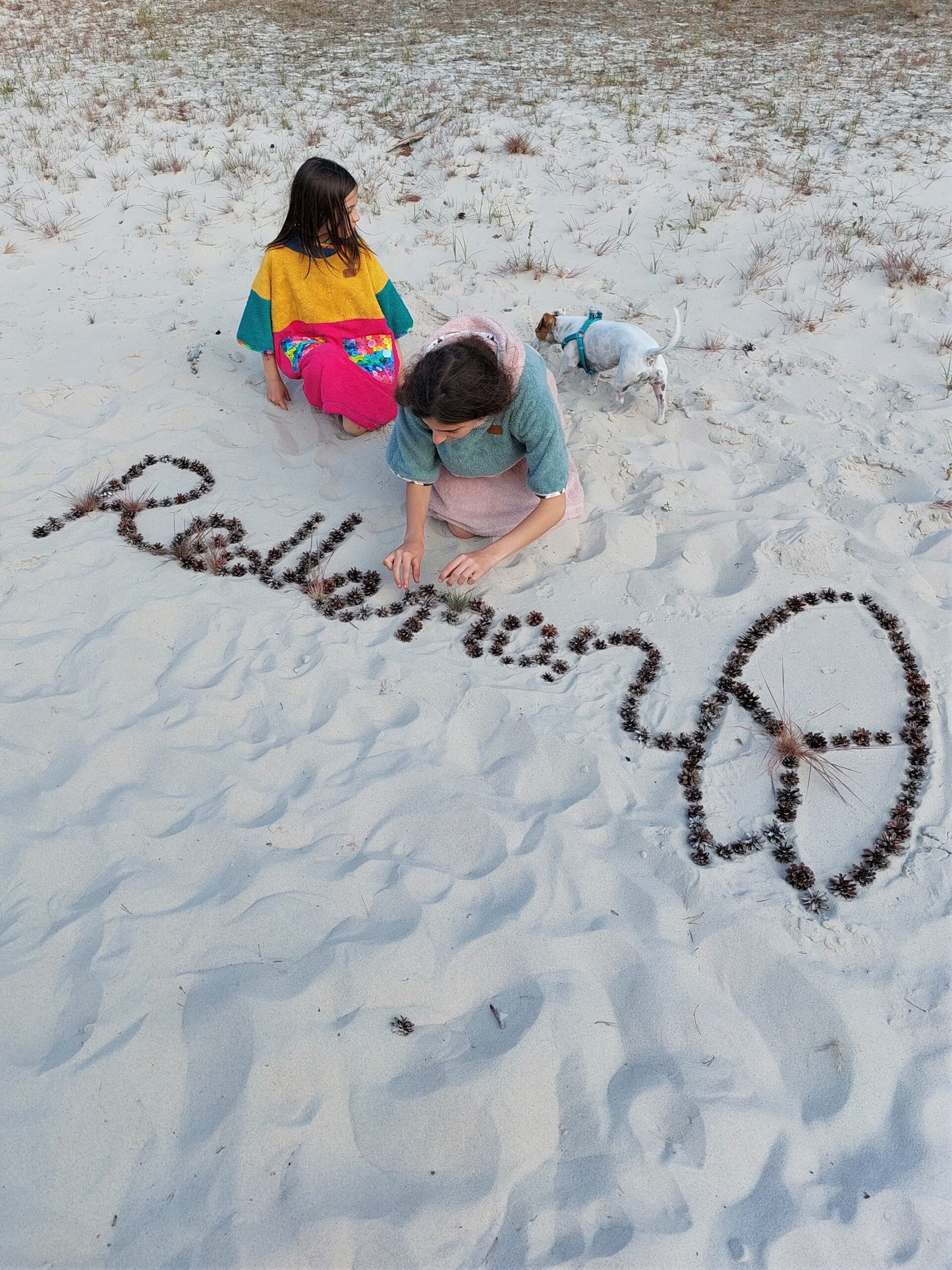 Surf Ponczo Bubble Tea- bawełna frotte