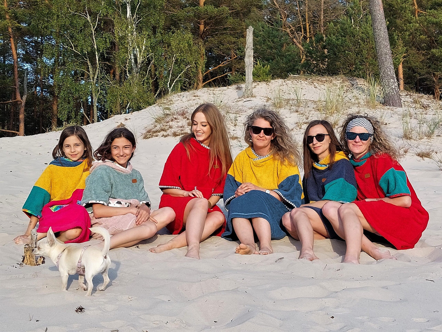 Surf Ponczo Bubble Tea- bawełna frotte