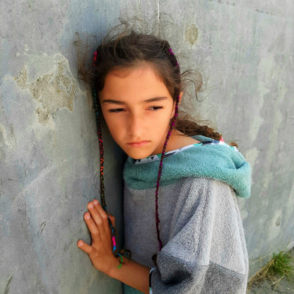 Surf Ponczo Green Mile - bawełna frotte