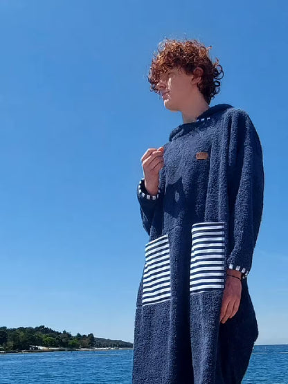 Langärmliger Strandponcho – Long Island
