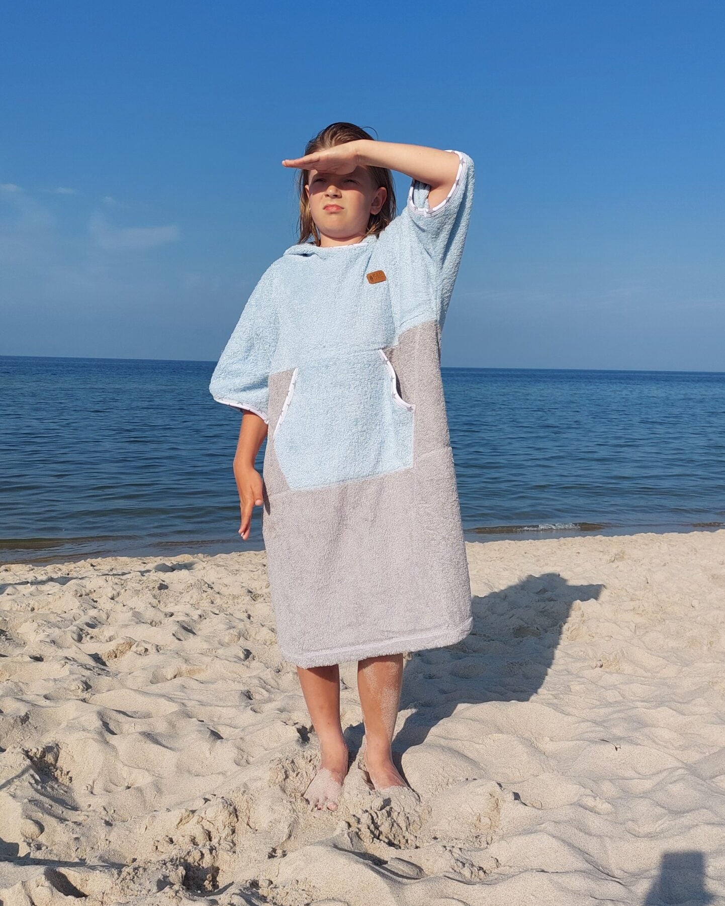 Ponczo Plażowe Coolcatione - bawełna frotte