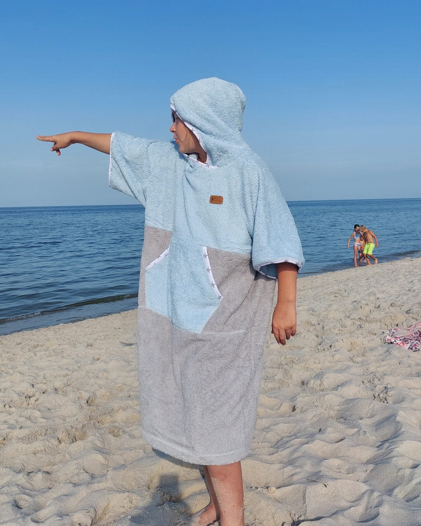 Ponczo Plażowe Coolcatione - bawełna frotte