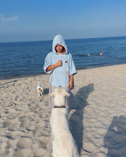 Ponczo Plażowe Coolcatione - bawełna frotte