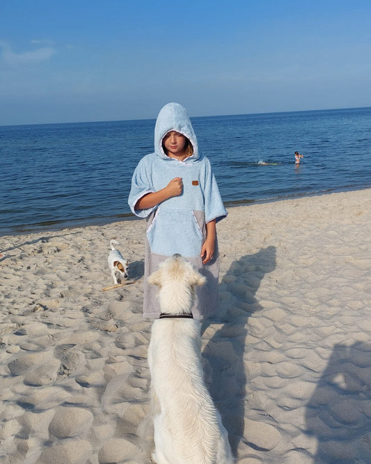 Ponczo Plażowe Coolcatione - bawełna frotte