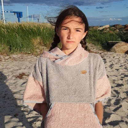 Ponczo Powdery Stars - bawełna frotte