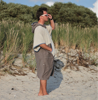 Surf Ponczo Blue Sailor - bawełna frotte