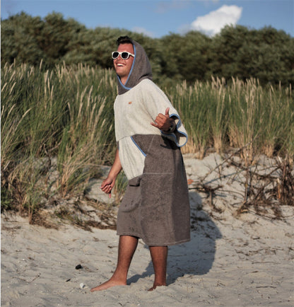 Surf Ponczo Blue Sailor - bawełna frotte