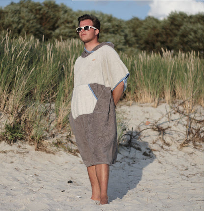 Surf Ponczo Blue Sailor - bawełna frotte