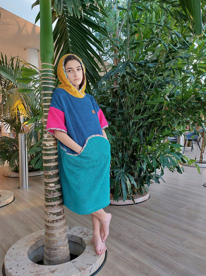 Surf Ponczo Morocco - bawełna frotte