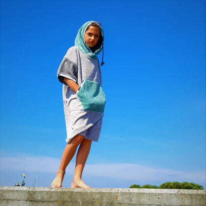 Surf Ponczo Green Mile - bawełna frotte