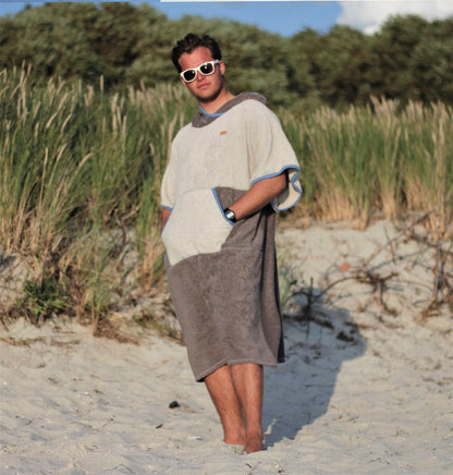 Surf Ponczo Blue Sailor - bawełna frotte