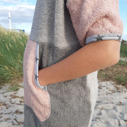 Ponczo Powdery Stars - bawełna frotte