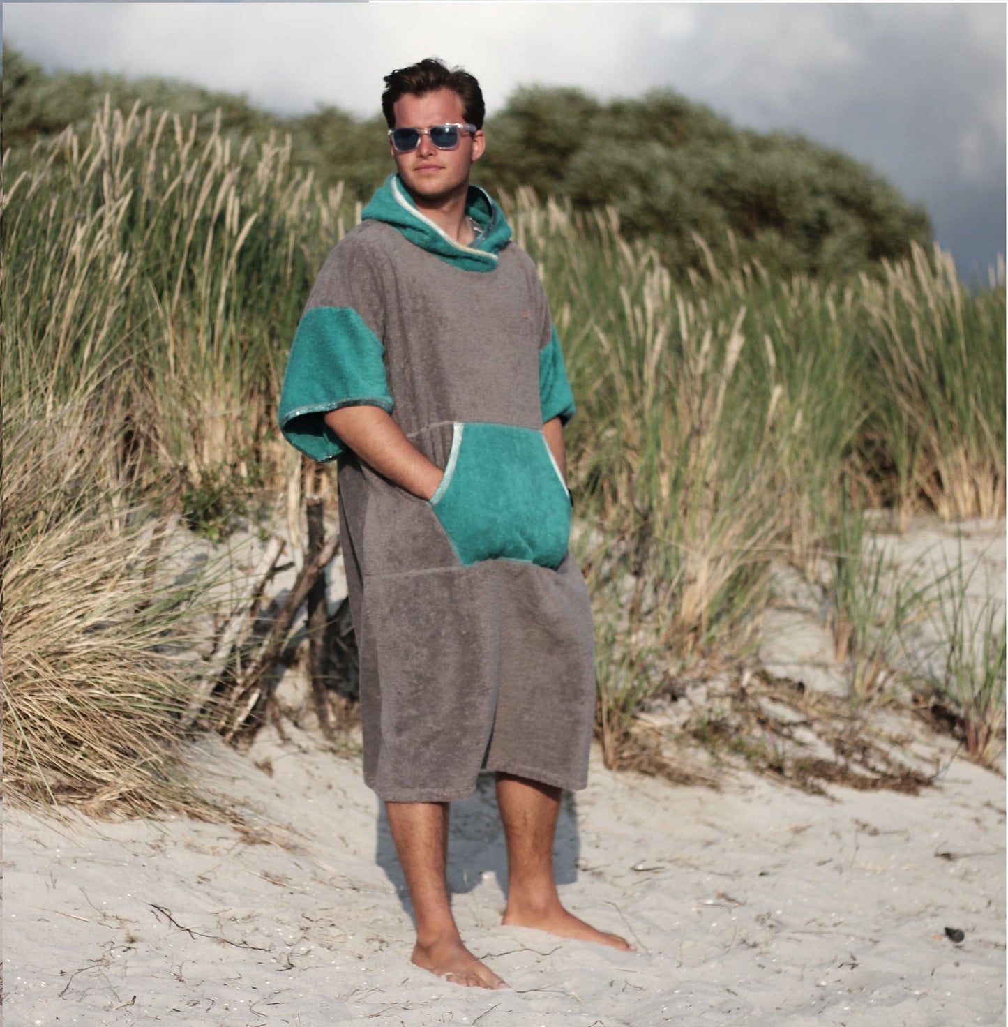 Bawełniane Surf Ponczo - James Green