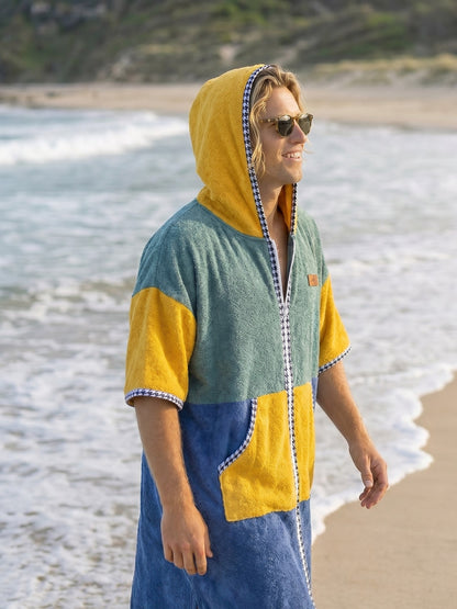 Ponczo kąpielowe na zamek - Zip California