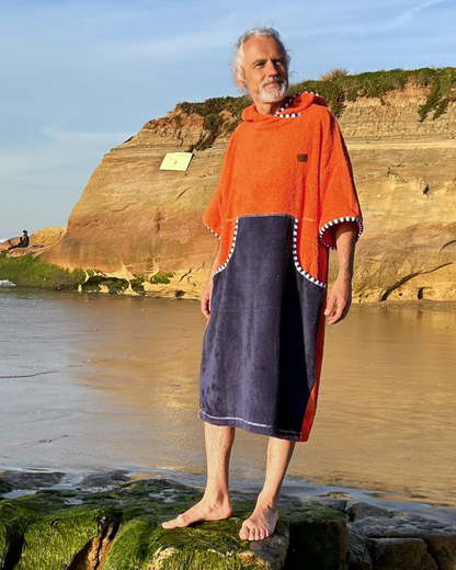 Ponczo Plażowe Balear - bawełna frotte