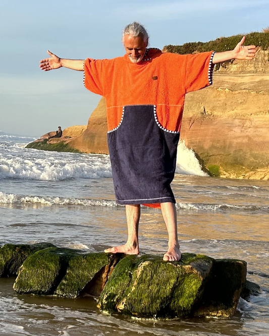 Ponczo Plażowe Balear - bawełna frotte