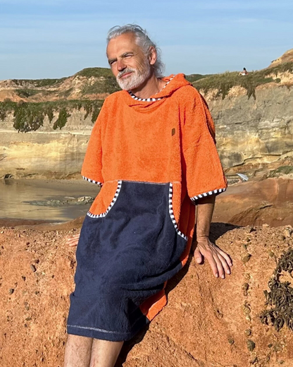 Ponczo Plażowe Balear - bawełna frotte