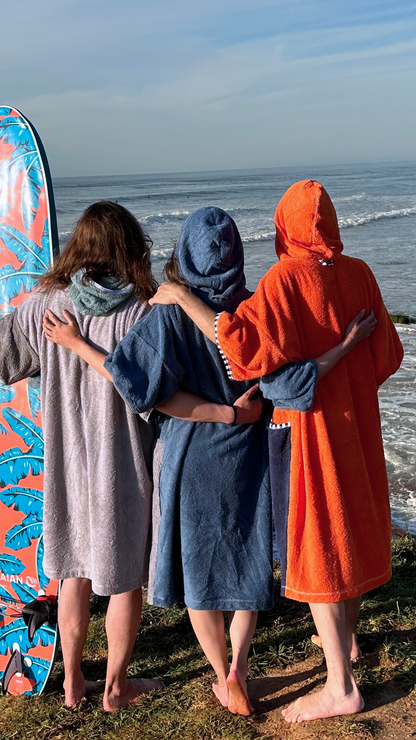 Ponczo Plażowe Balear - bawełna frotte