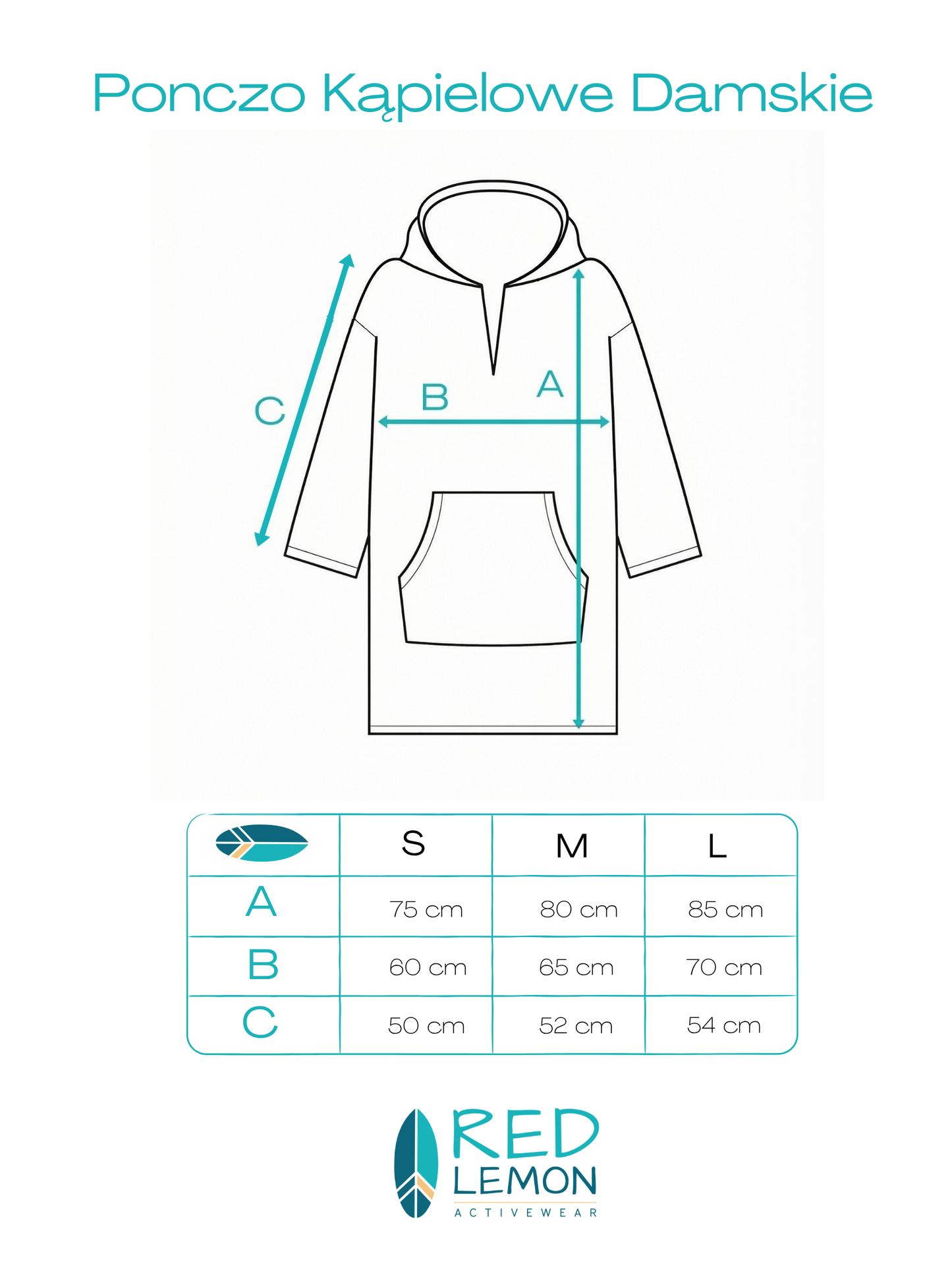 Walrus Baumwoll-Frottee-Poncho - Blue Thunder