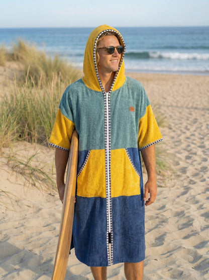 Ponczo kąpielowe na zamek - Zip California
