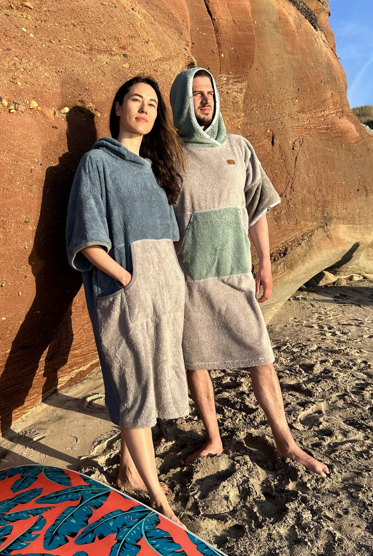 Balear Strandponcho - Baumwollfrottee