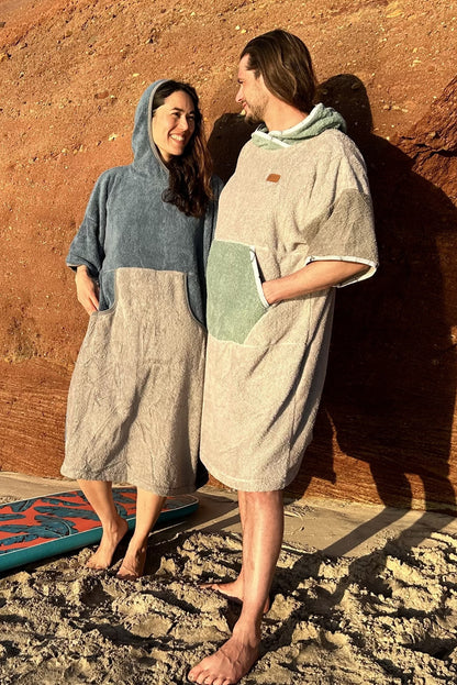 Balear Strandponcho - Baumwollfrottee