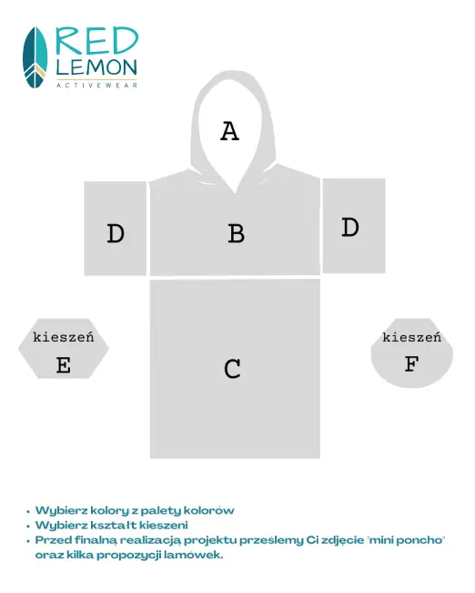 Zaprojektuj swoje ponczo z bawełny frotte