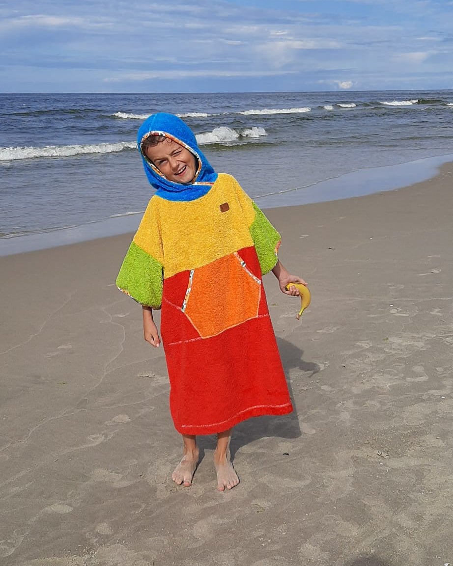 Ponczo plażowe - Rainbow