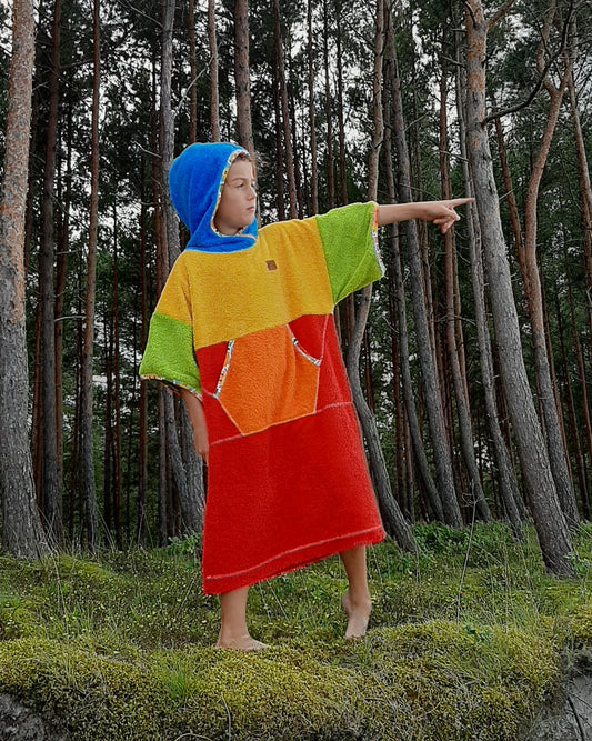 Ponczo plażowe - Rainbow