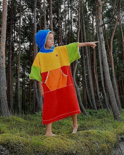 Ponczo plażowe - Rainbow