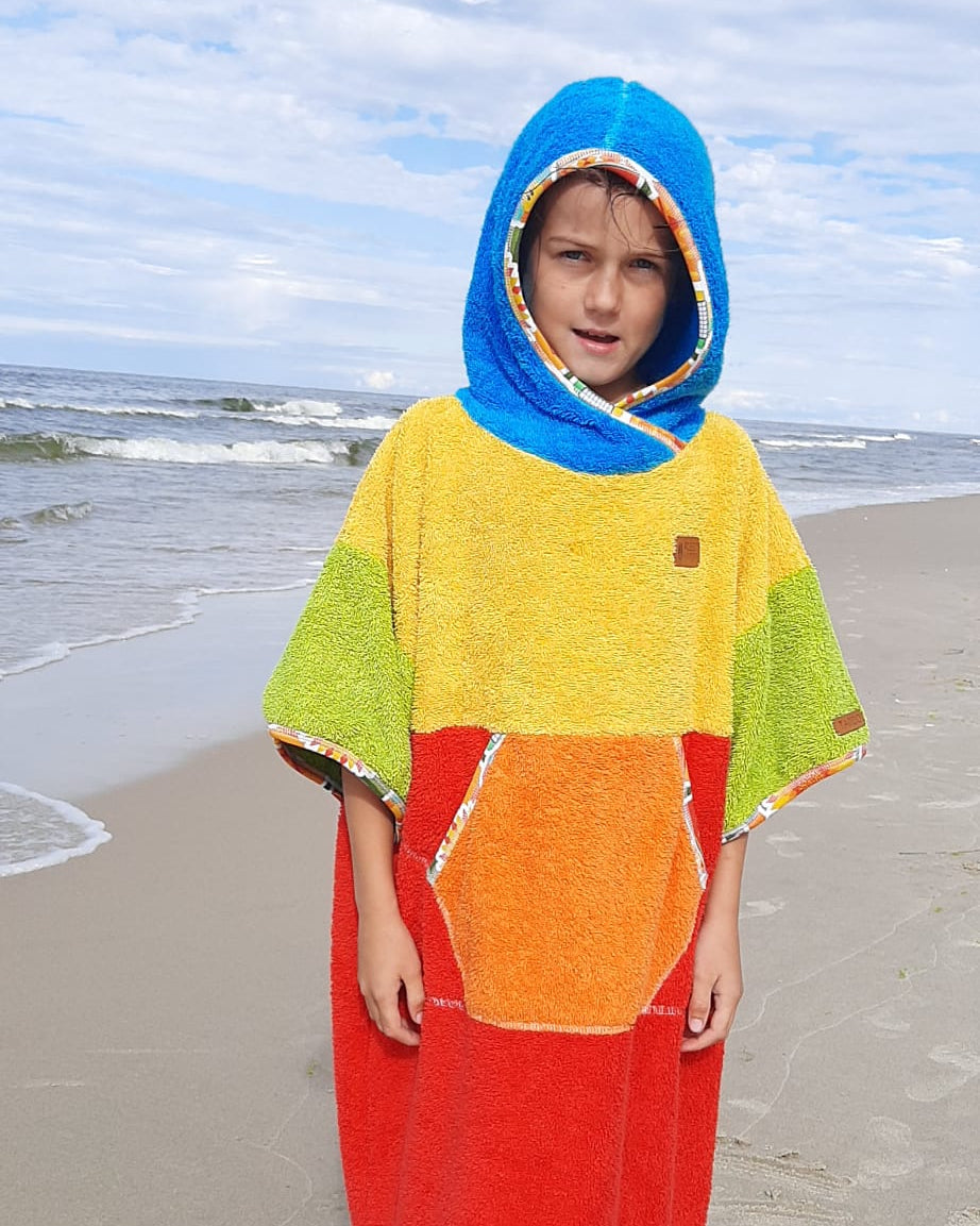 Ponczo plażowe - Rainbow