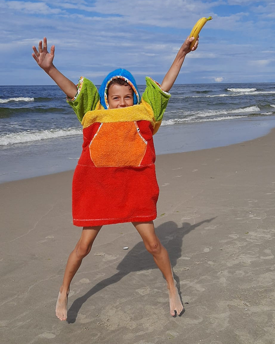 Ponczo plażowe - Rainbow