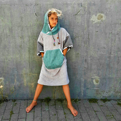 Surf Ponczo Green Mile - bawełna frotte