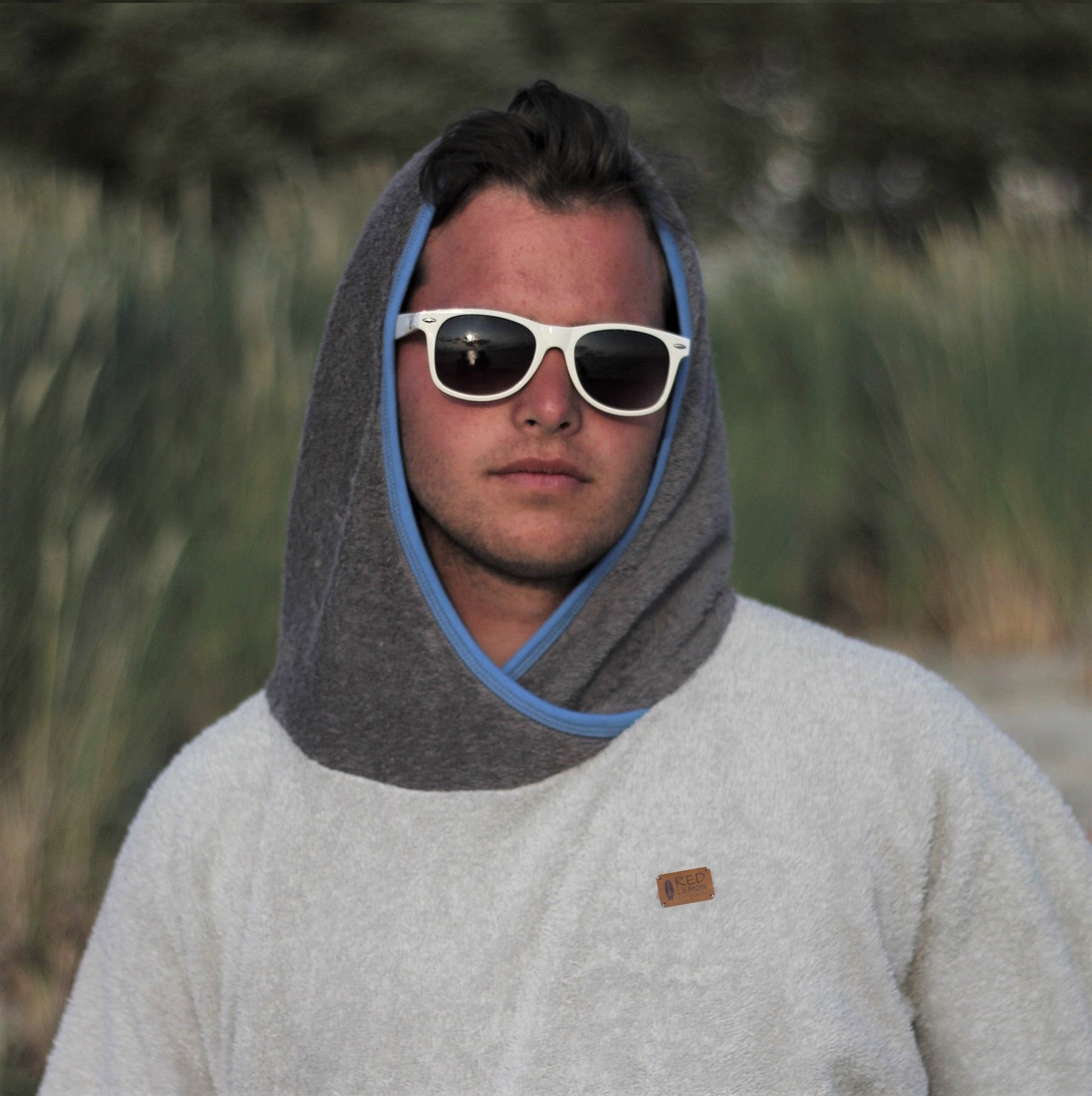 Surf Ponczo Blue Sailor - bawełna frotte