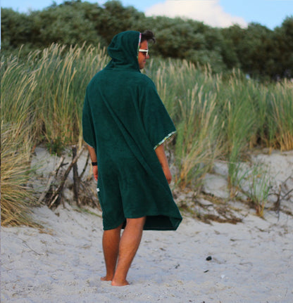 Ponczo bawełniane dla morsa | frotte – Rain Forest