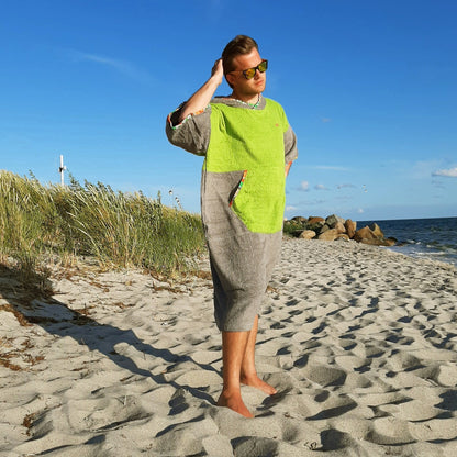 Surf Ponczo Green Mexico - bawełna frotte