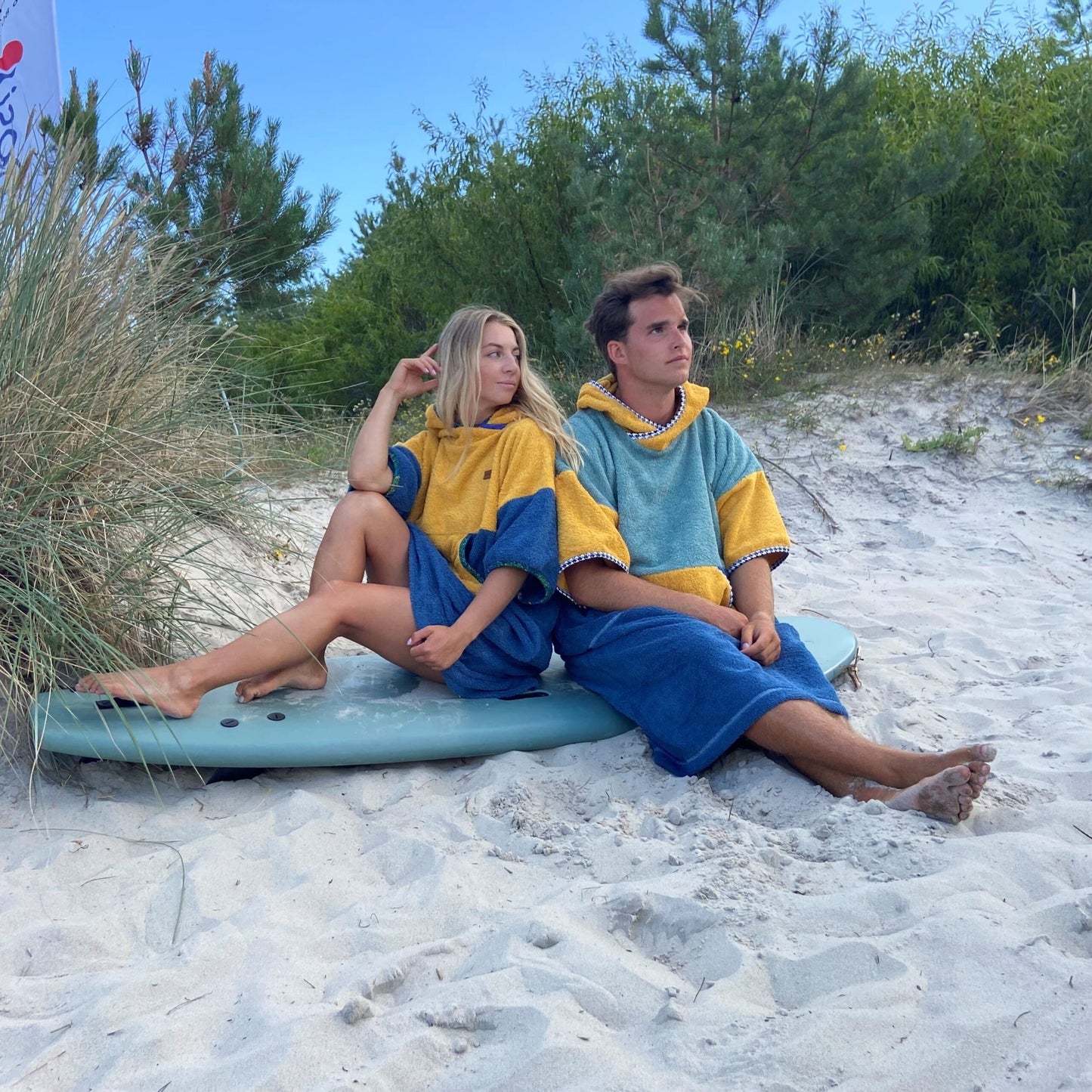 Surf Ponczo Sun and Sea - bawełna frotte