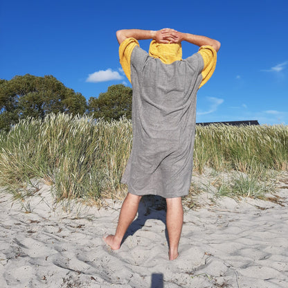 Surf Ponczo Spicy Mustard - bawełna frotte