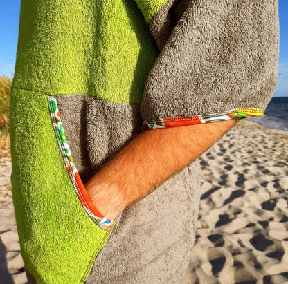 Surf Ponczo Green Mexico - bawełna frotte