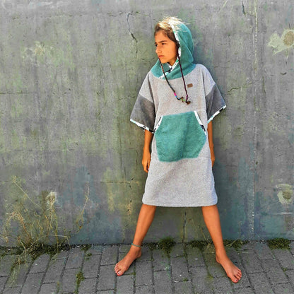 Surf Ponczo Green Mile - bawełna frotte