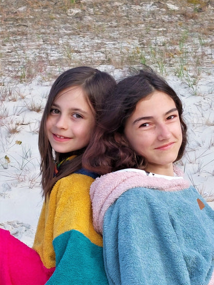 Surf Ponczo Bubble Tea- bawełna frotte